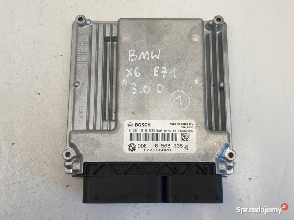 BMW X6 30 D STEROWNIK SILNIKA komputer osobowe Części samochodowe sprzedam