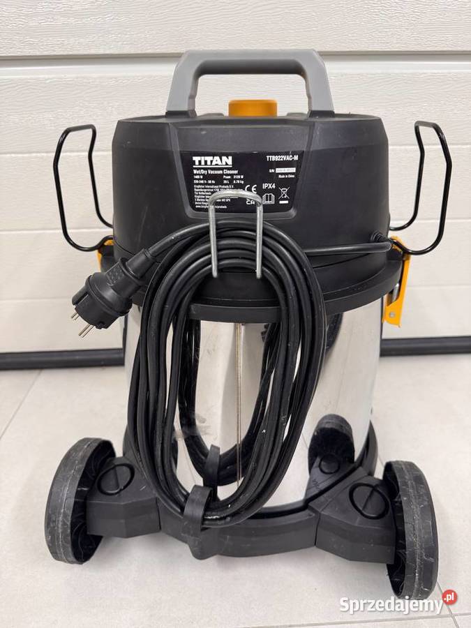 Odkurzacz przemysłowy 1400W Titan 20L otrząsanie Odkurzacze przemysłowe Lesieniec