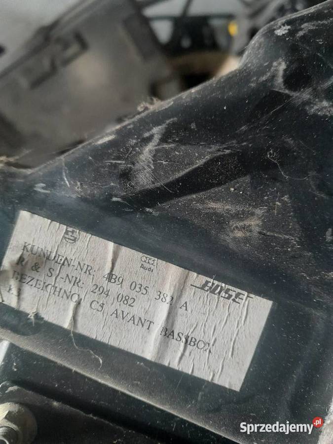 Audi a6 c5 zestaw zmieniarka z sobooferem BOSE Lublin