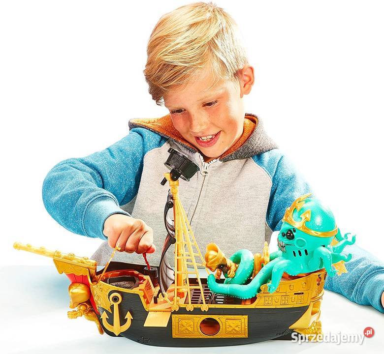 TREASURE X Statek Piracki Prawdziwe ZŁOTO GOLD CE