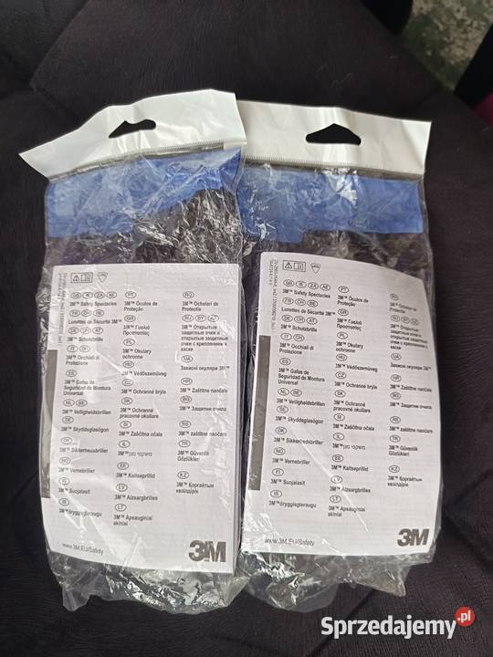 Okulary ochronne 3M nowe pomorskie Wejherowo