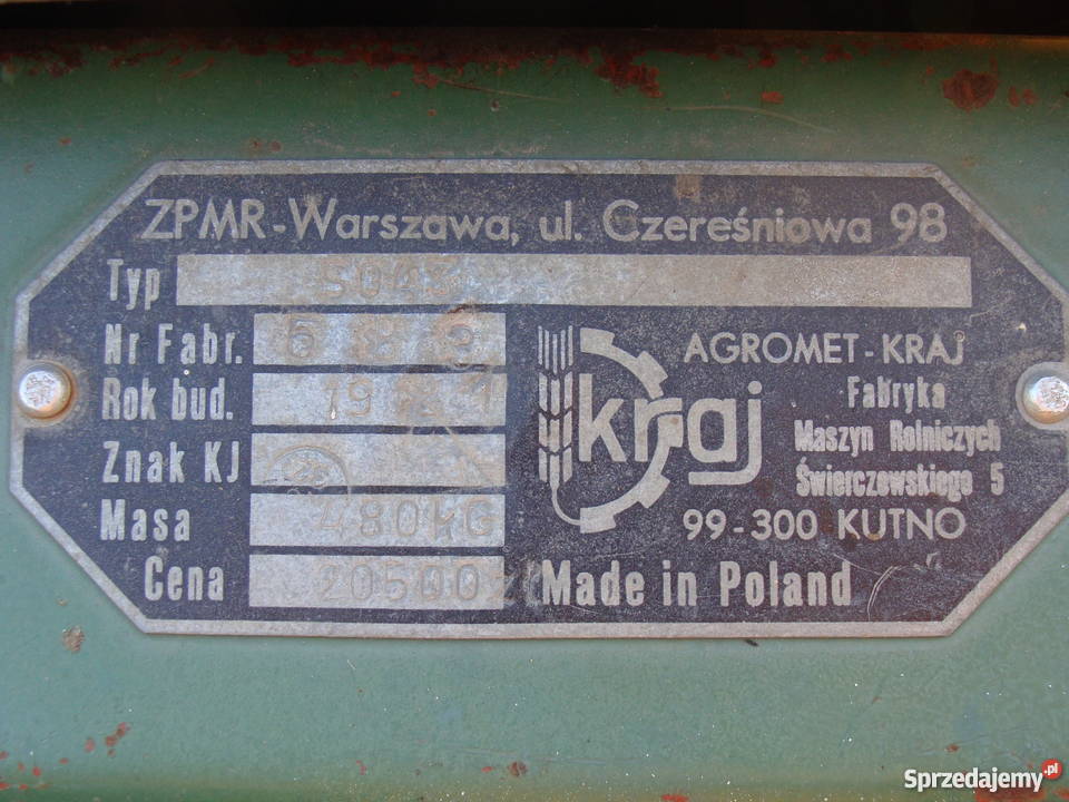 Siewnik POZNANIAK II Sadzenie/siewniki Kutno