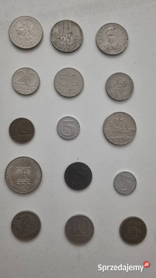 Monety PRL NRD i inne zestaw 39 monet Wrocław