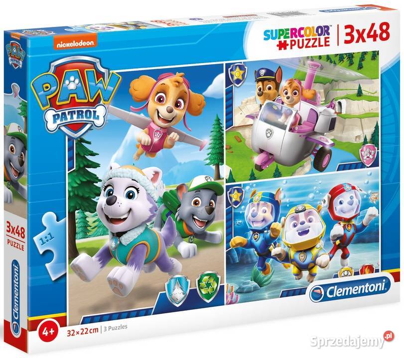 Puzzle Psi Patrol Chase Skye Marshall Everest małopolskie Mogilany sprzedam