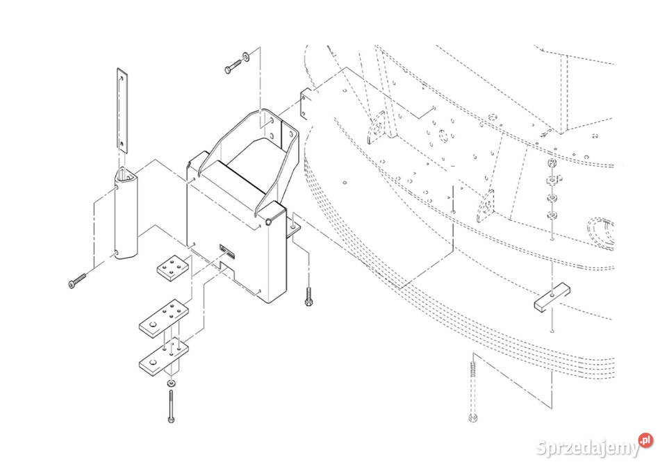 Claas Jaguar zestaw doposażenia w zderzak wielkopolskie