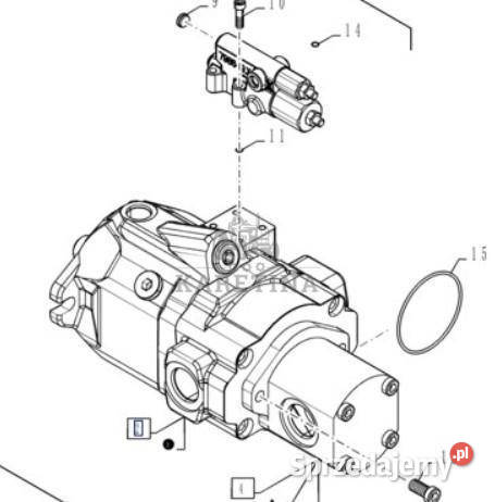 Holland CR9080 Pompa tłokowa Hydrauliczna CNH Jastrzębniki