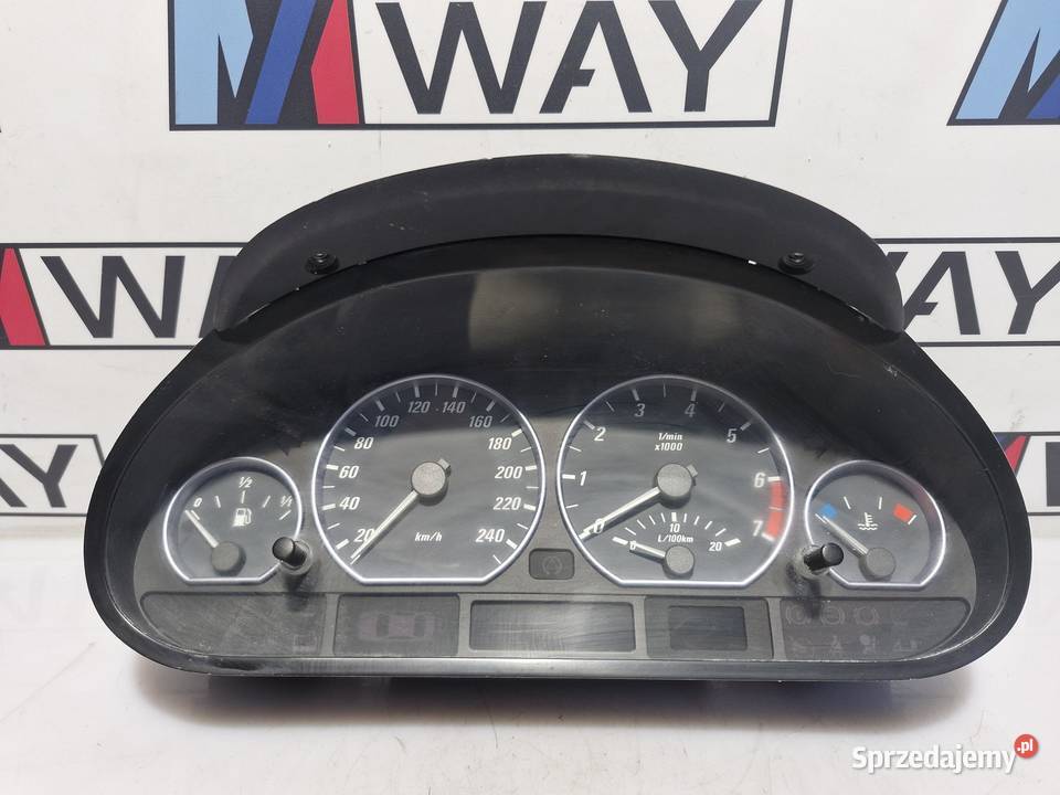 6906877 BMW E46 LICZNIK ZEGARY EUROPA osobowe