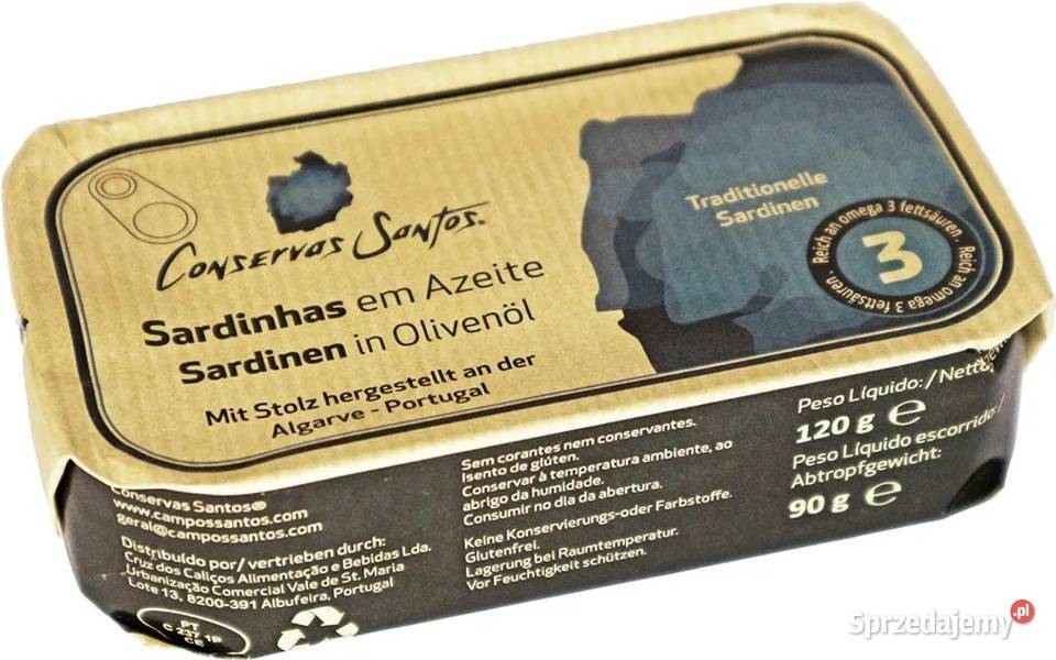 Portugalskie sardynki w oliwie z oliwek 120 g x dolnośląskie Świdnica
