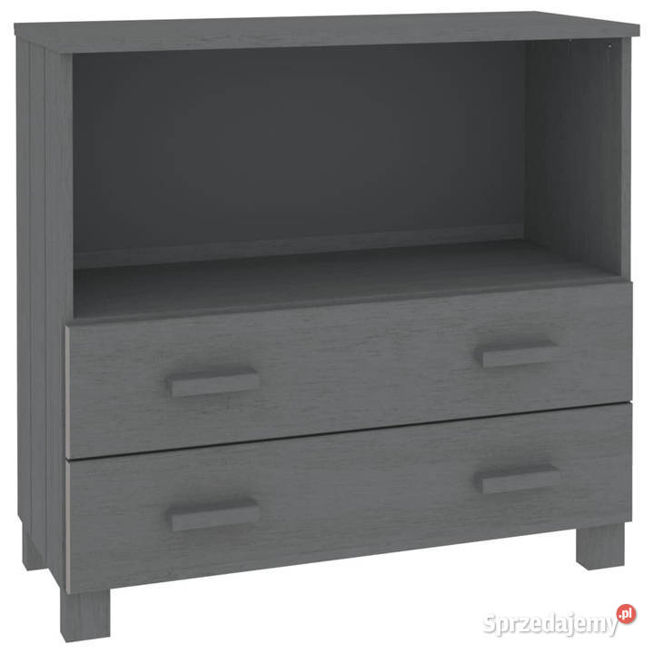 Szafka HAMAR ciemnoszara 85x35x80 drewno sosnowe Warszawa