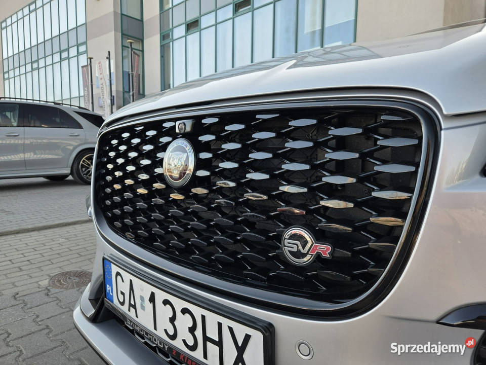 Jaguar FPACE SVR 50 V8 Supercharged 550 isofix małopolskie Węgrzce