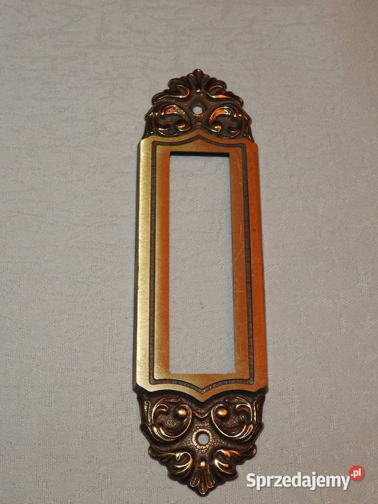 Dekoracja ozdoba na drzwi brąz mosiądz