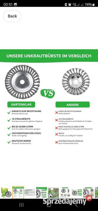 Szczotka druciana do kostki Pabianice