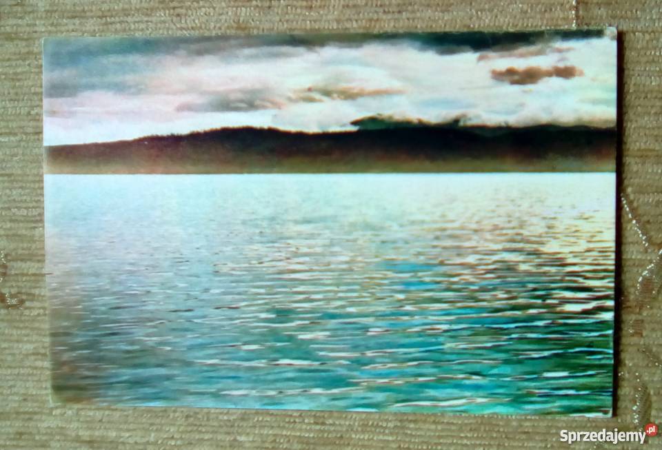 ZACHÓD SŁOŃCA JEZIOREM BAJKAŁ Piszczac sprzedam