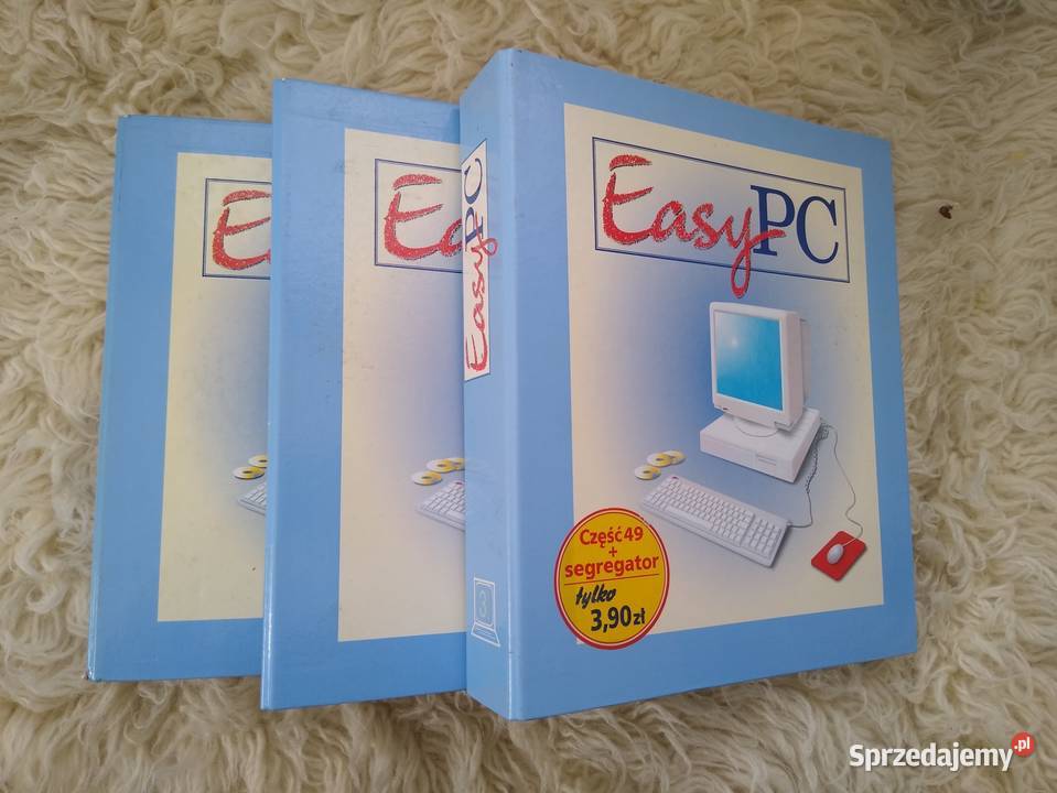 Czasopisma Easy PC w segregatorze