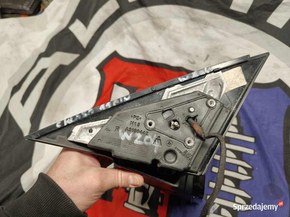 Mercedes w204 lusterko prawe 11pin Europa łódzkie sprzedam