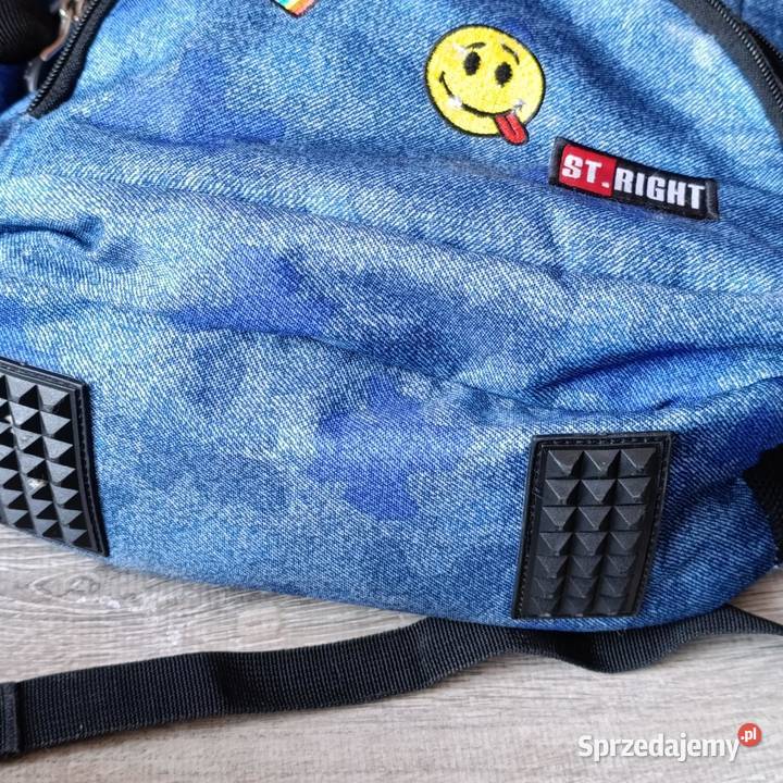 plecak szkolny marki StRight z kolekcji Jeans Poznań