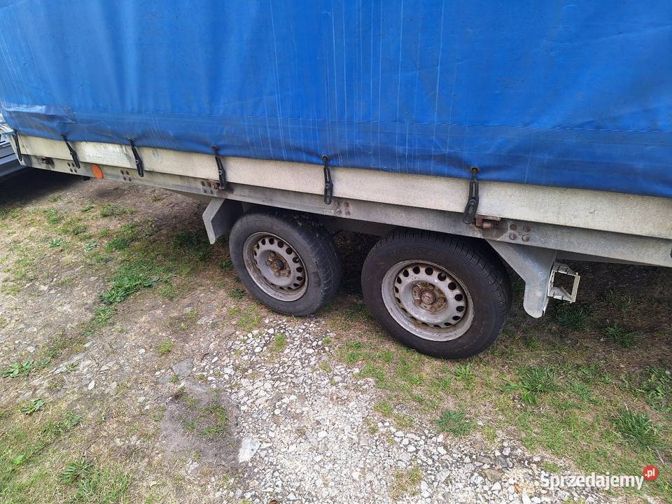 Przyczepa samochodowa dwuosiowa 2t ładowności Szydłowiec