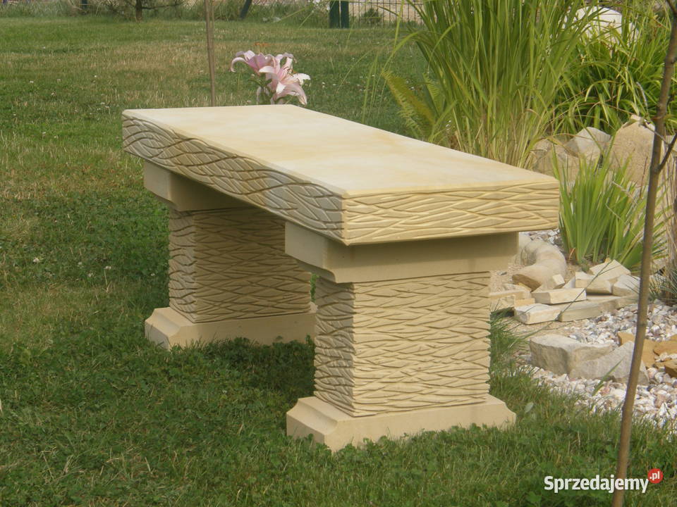 ŁAWKI Z PIASKOWCA naturalny kamień Kamienna Góra sprzedam