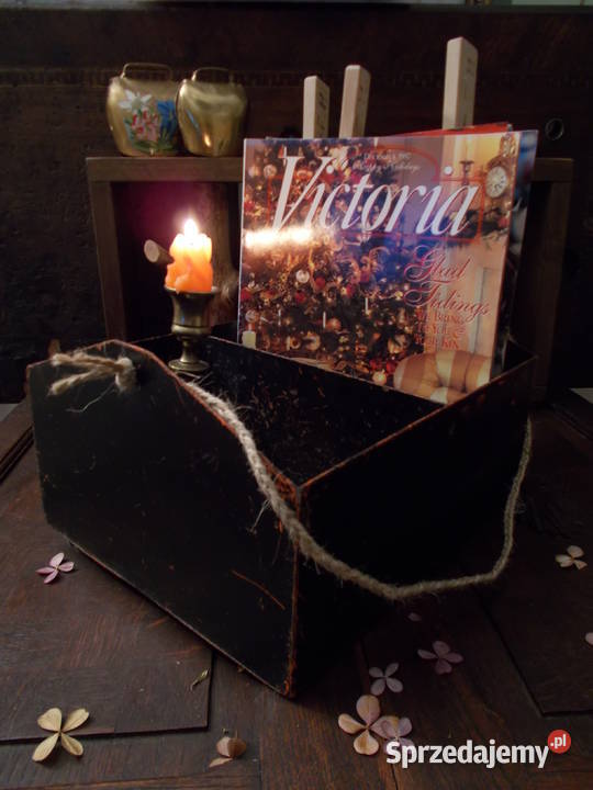 Stary Stalowy Pojemnik Organizer Nosidełko Szczecin sprzedam