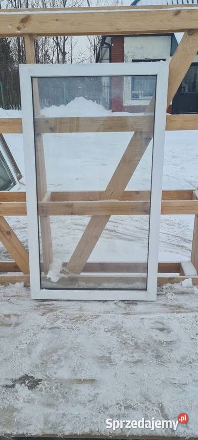 OKNA KacprzaK Witryna 77x133 FIX Używany PCV Lublin