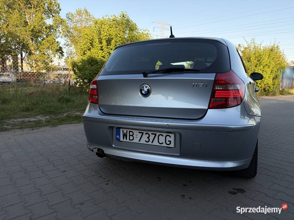 BMW 118i 2009 20 benzyna Seria 1 mazowieckie Warszawa