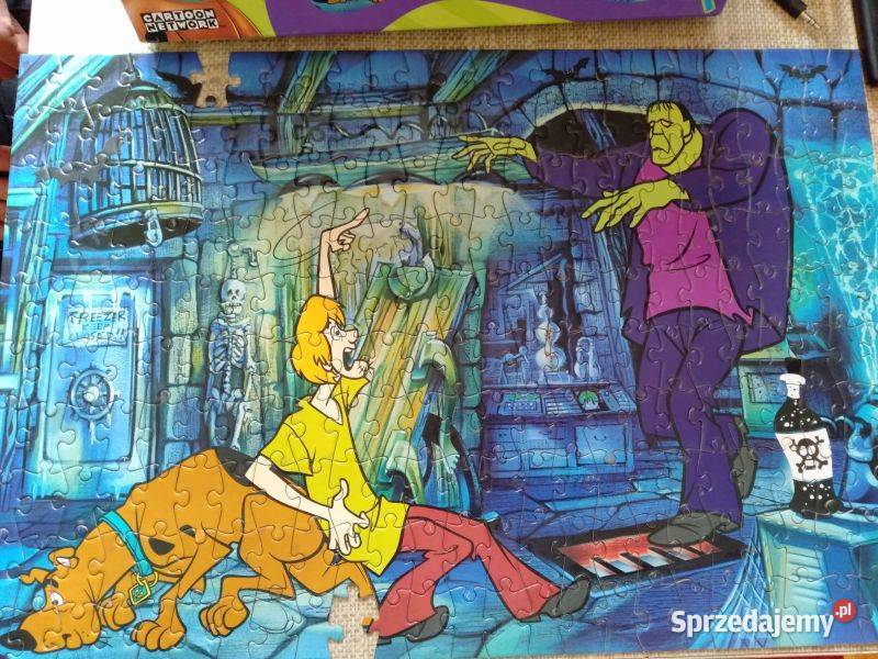 scoobydoo glow in the dark puzzle 250 elementów Zamość