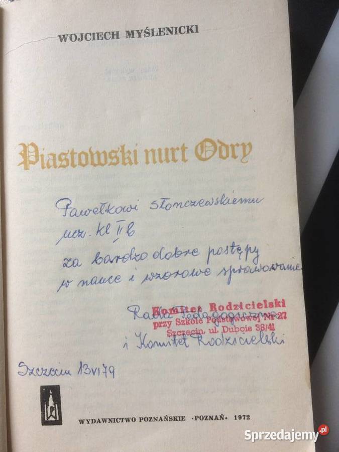 3731 Piastowski Nurt Odry Antykwariat