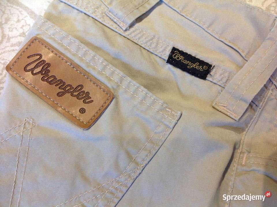 Spodnie Krótkie Męskie WRANGLER M Odzież codzienna Odzież i bielizna męska lubuskie Nowa Sól