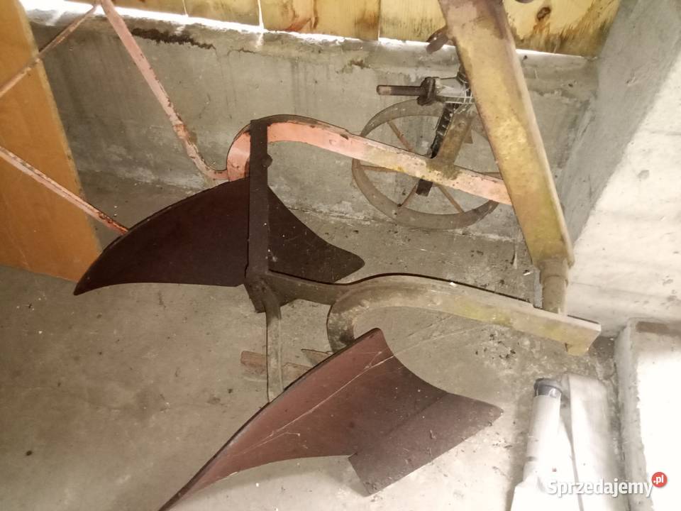 Pług 2 skibowy do małego traktorka konny