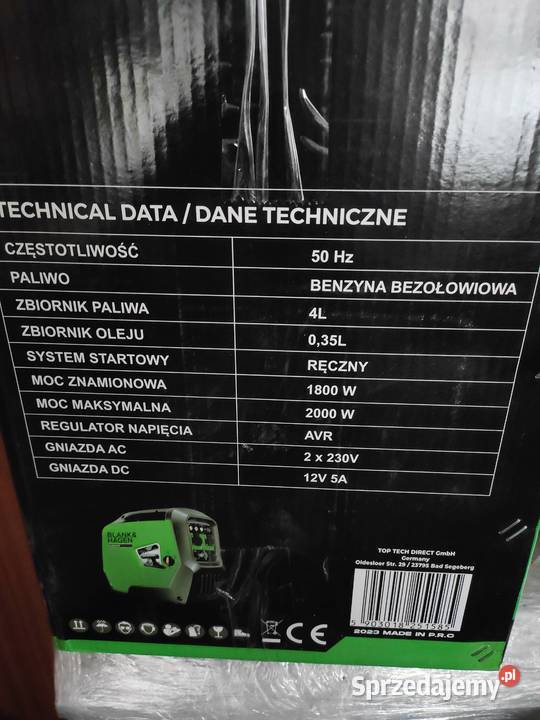 Agregat prądotwórczy Narzędzia