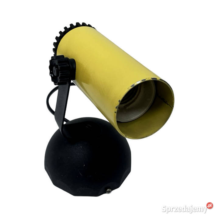 Żółta lampa kinkiet POLAM PIŁA Typ 12 Polska mazowieckie Warszawa