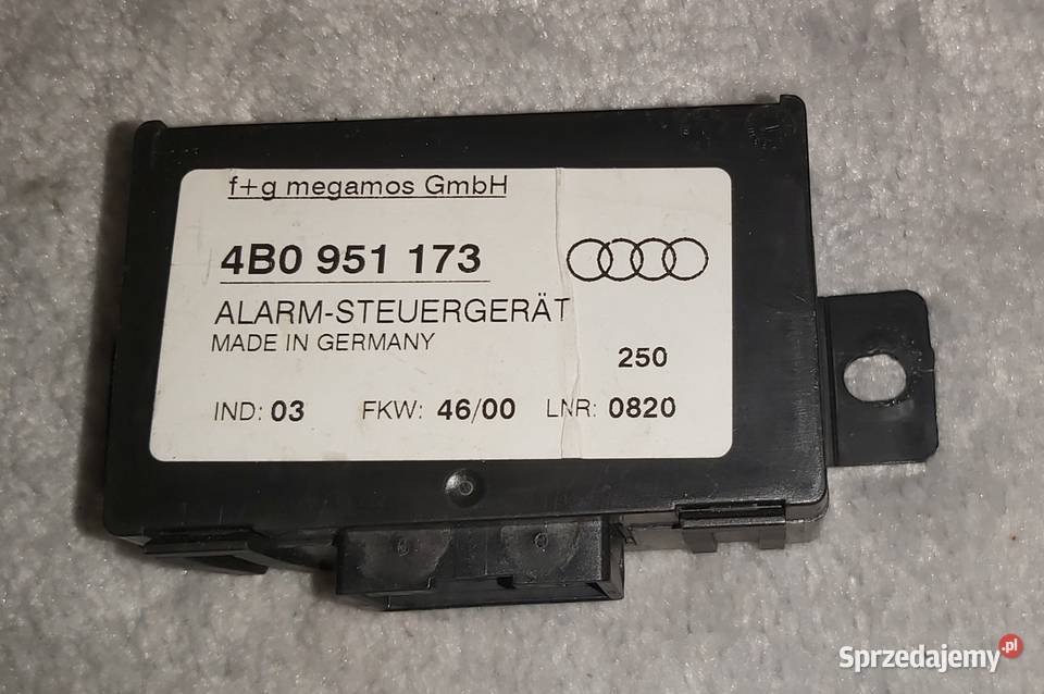 Moduł Sterownik Alarmu VW Audi 4B0951173 Centralne zamki Oława sprzedam