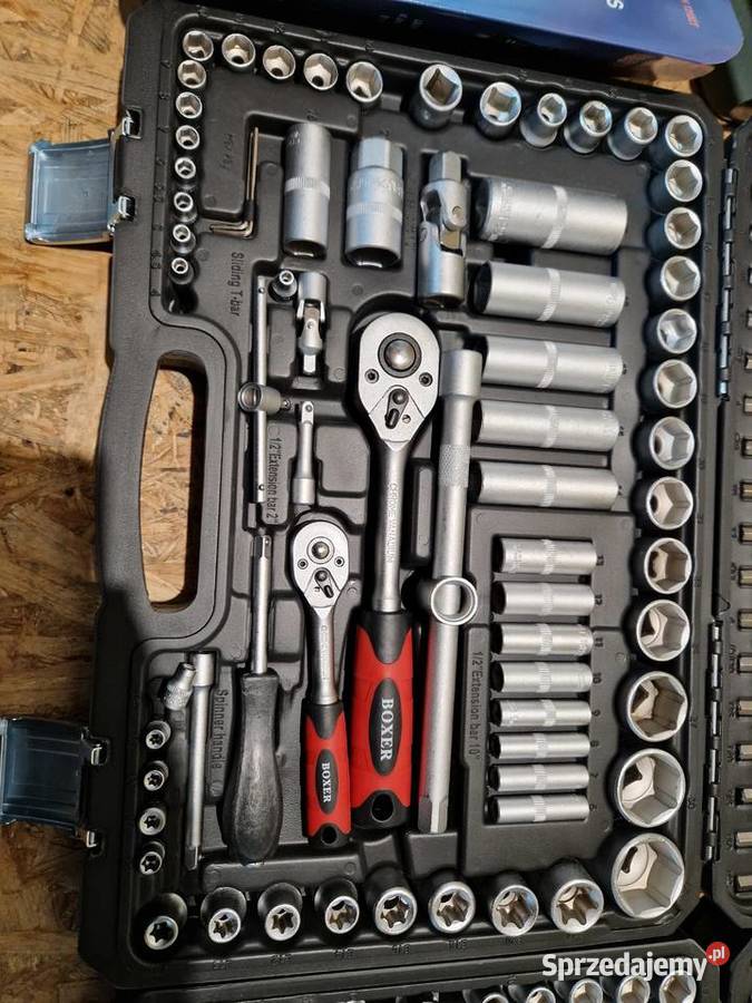 Zestaw kluczy nasadowych BOXER 121el WALIZKA wielkopolskie Głogowa