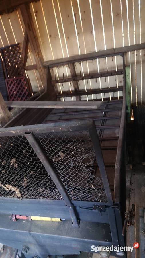 Rozrzutnik obornika polski jednoosiowy 35t Przyczepy rolnicze Łużna