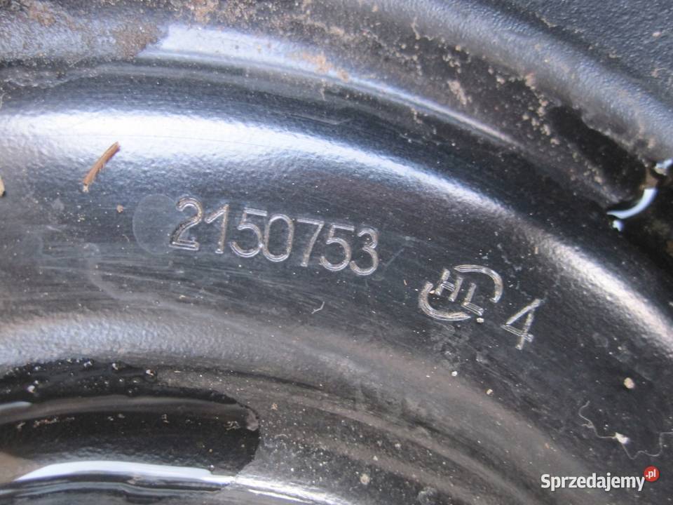 PEUGEOT 207 CITROEN C3 koło dojazdowe 1258015