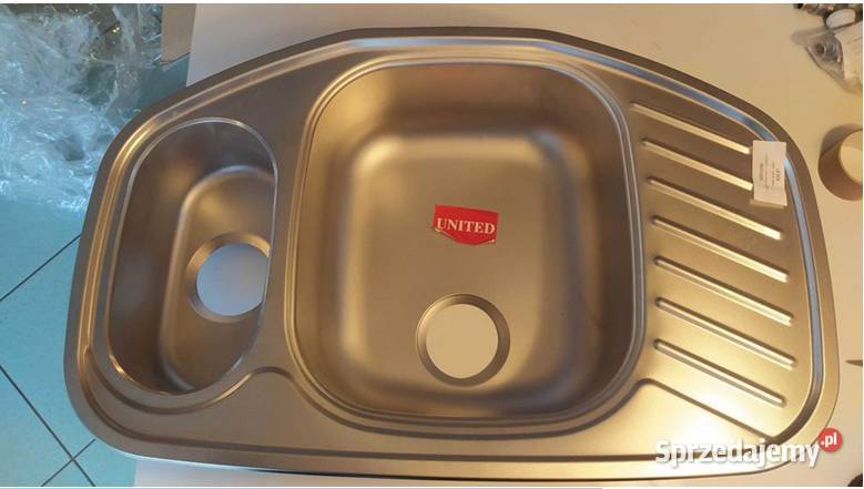 Zlewozmywak stalowy UNITED 171 gładki 50x77 15 wielkopolskie sprzedam