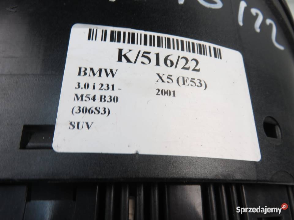 LICZNIK BMW X5 E53 30 i 231 M54 B30 306S3