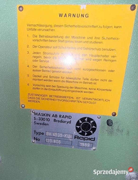 Młyn do tworzyw sztucznych Rapid 185 kW z