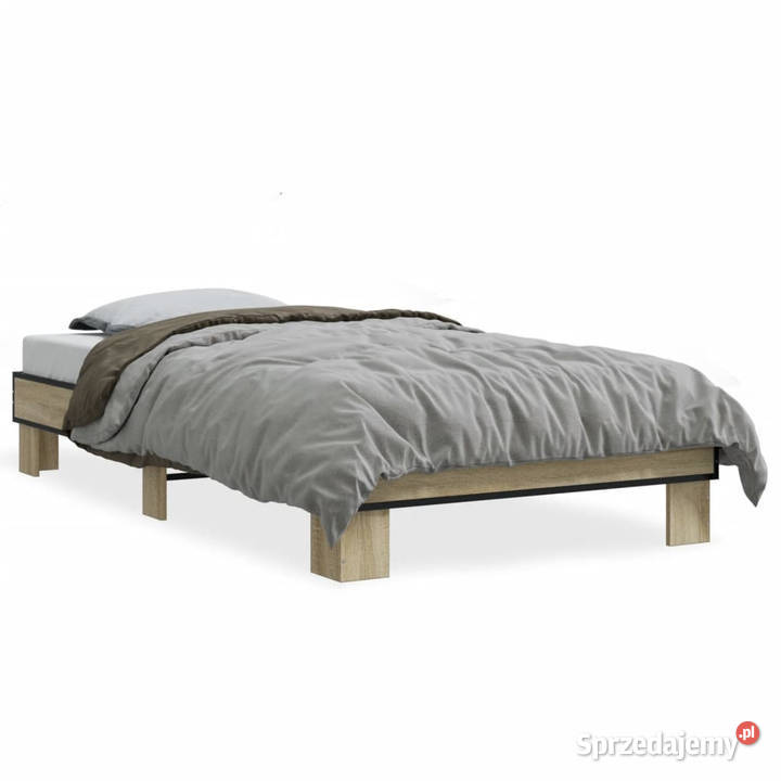 Rama łóżka dąb sonoma materiał drewnopochodny 30cm Warszawa