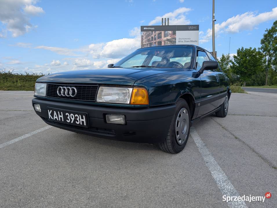 Audi 80 B3 18S Benzyna LPG 1991 Garażowane I zielony Gorenice