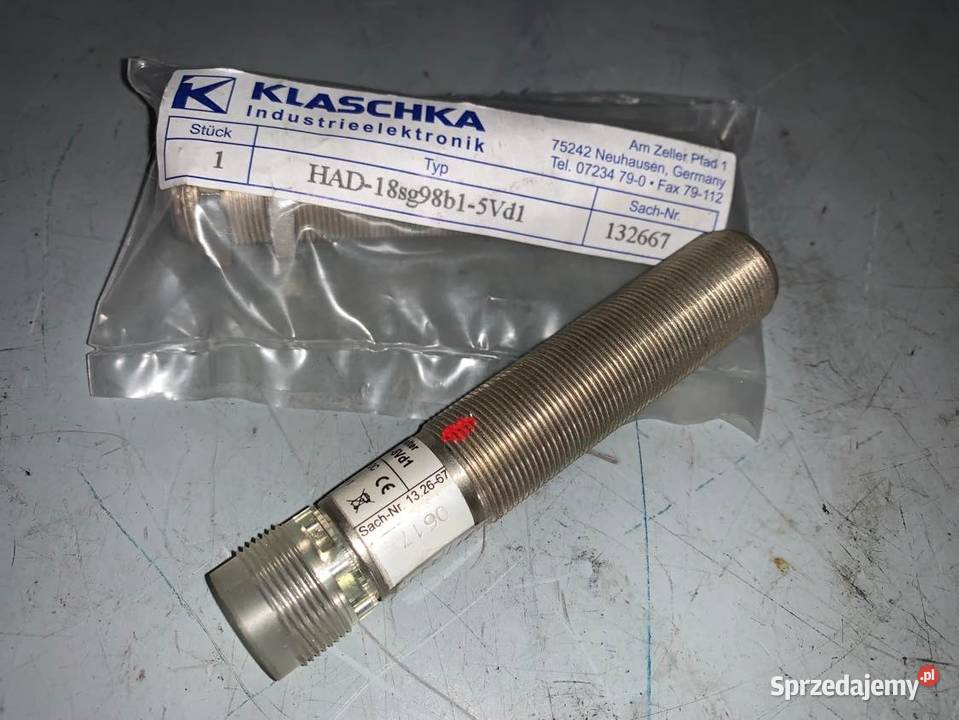 Klaschka HAD18sg98b15Vd1 Czujnik indukcyjny Warszawa