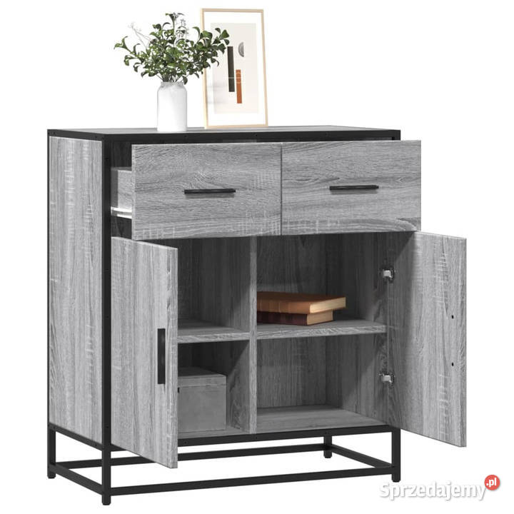 Szafka szary dąb sonoma 68x35x76 materiał Warszawa