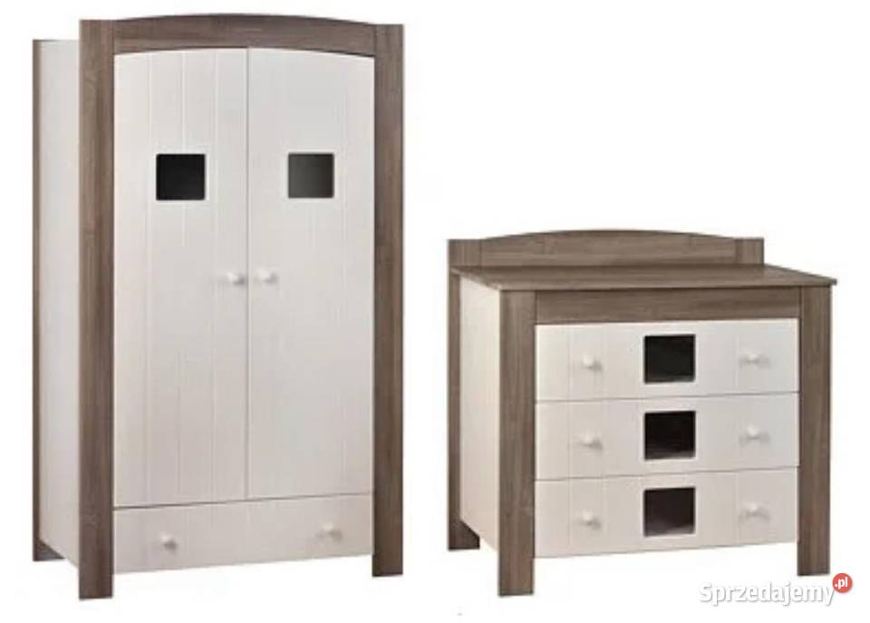 MEBLE dziecka szafa i komoda BELLAMY HUBY piękne Warszawa