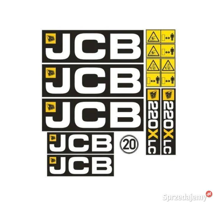 Naklejki oklejenie naklejka JCB 220X LC Janików