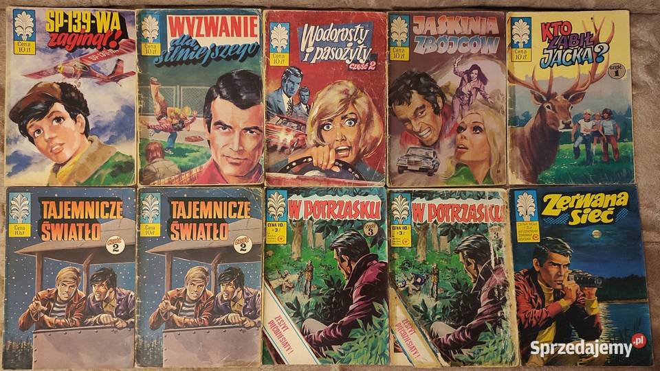 Komiksy Kapitan Żbik 66 zeszytów głównie wydania mazowieckie Warszawa