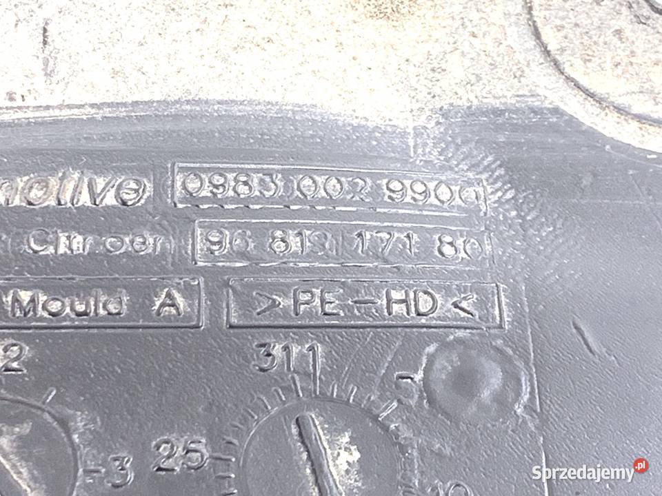 ZBIORNIK DPF CITROEN C5 III 9681917180 20 136 Filtry cząstek stałych DPF/FAP