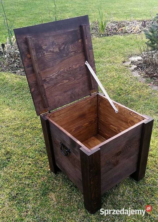 Skrzynia rustykalna skrzynia postarzana stolik