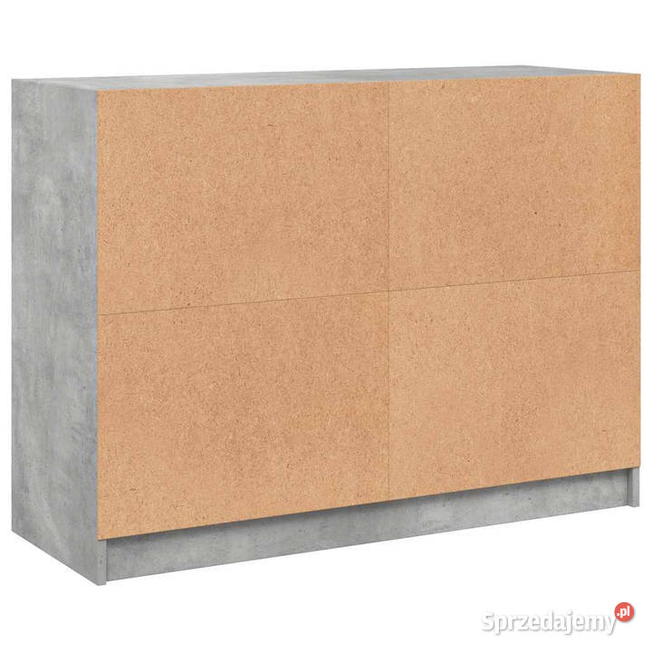 Szafka szarość betonu 102x37x755 materiał Pozostałe