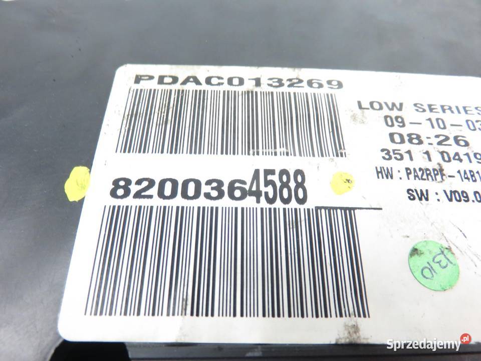 LICZNIK RENAULT MEGANE II 15 dCi 8200364588