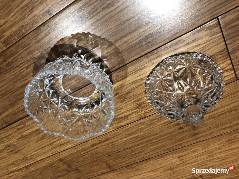 Cukiernica z przykrywką ala kryształ Cukiernice Gdynia